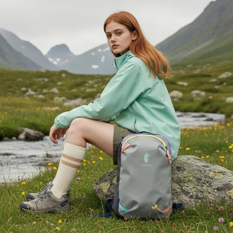 20L Dopamine Minimalistische Outdoor Reisrugzak, Kleurblok Casual Wandelrugzak, Dubbele Schoudertas