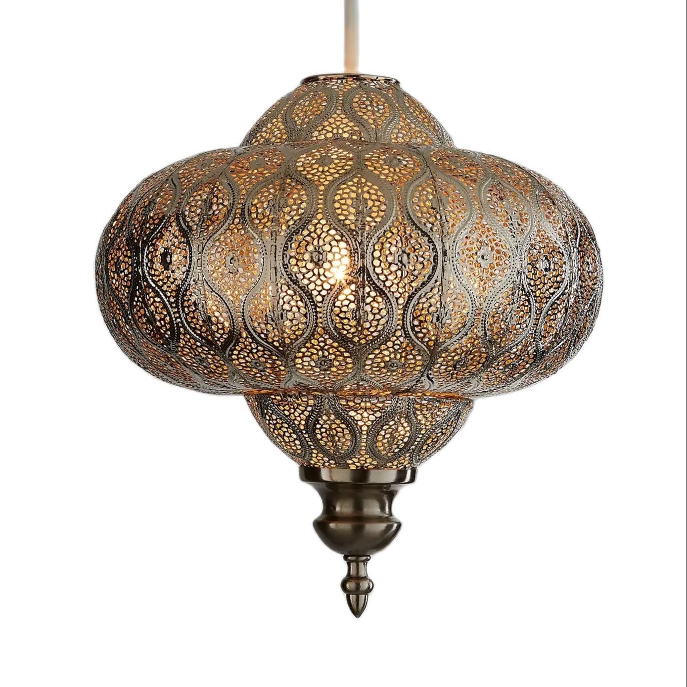 Lucena Fretwork Easy Fit Pendant Lampshade - Not Included Bulb & Socket