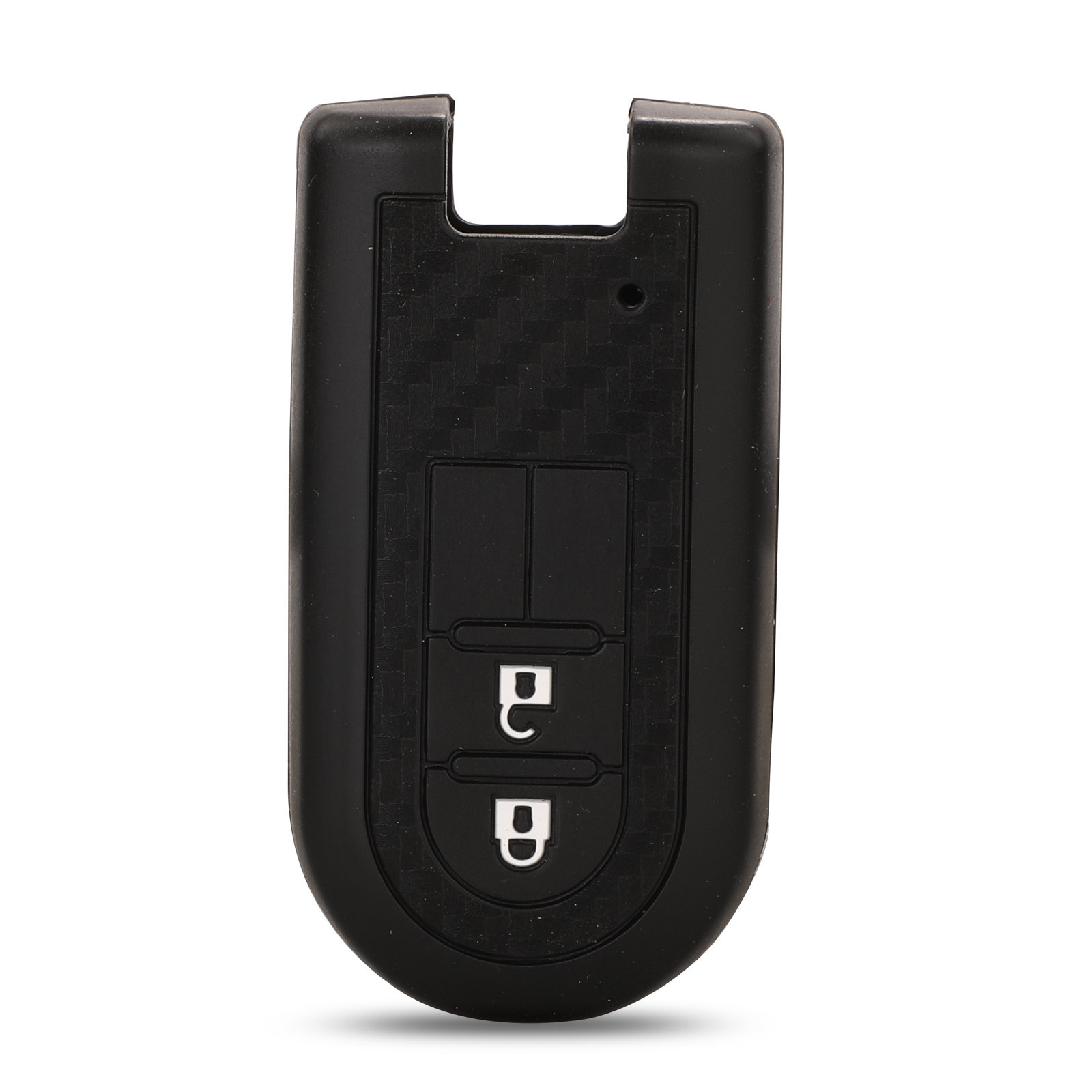 Jingyuqin-funda de repuesto para llave de coche remota inteligente, 2 botones, carcasa protectora de silicona para tanque Toyota Rush Alphard