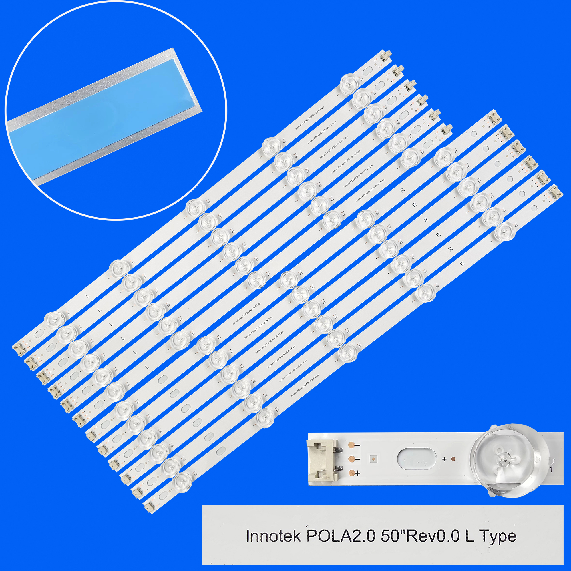 Полосы светодиодной подсветки для 50LN5100-UB 50LN5200-UB 50LN5310-UB 50LN5400-UA 50LN5600-UI 50LN5700-UH 50LN5710-UI 50LN5750