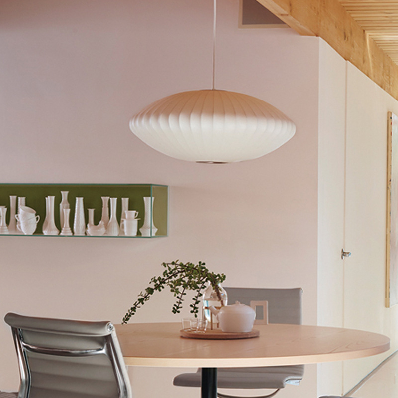 Żyrandol imitujący jedwab w stylu nordyckim, do personalizacji, do sypialni, jadalni, na balkon.