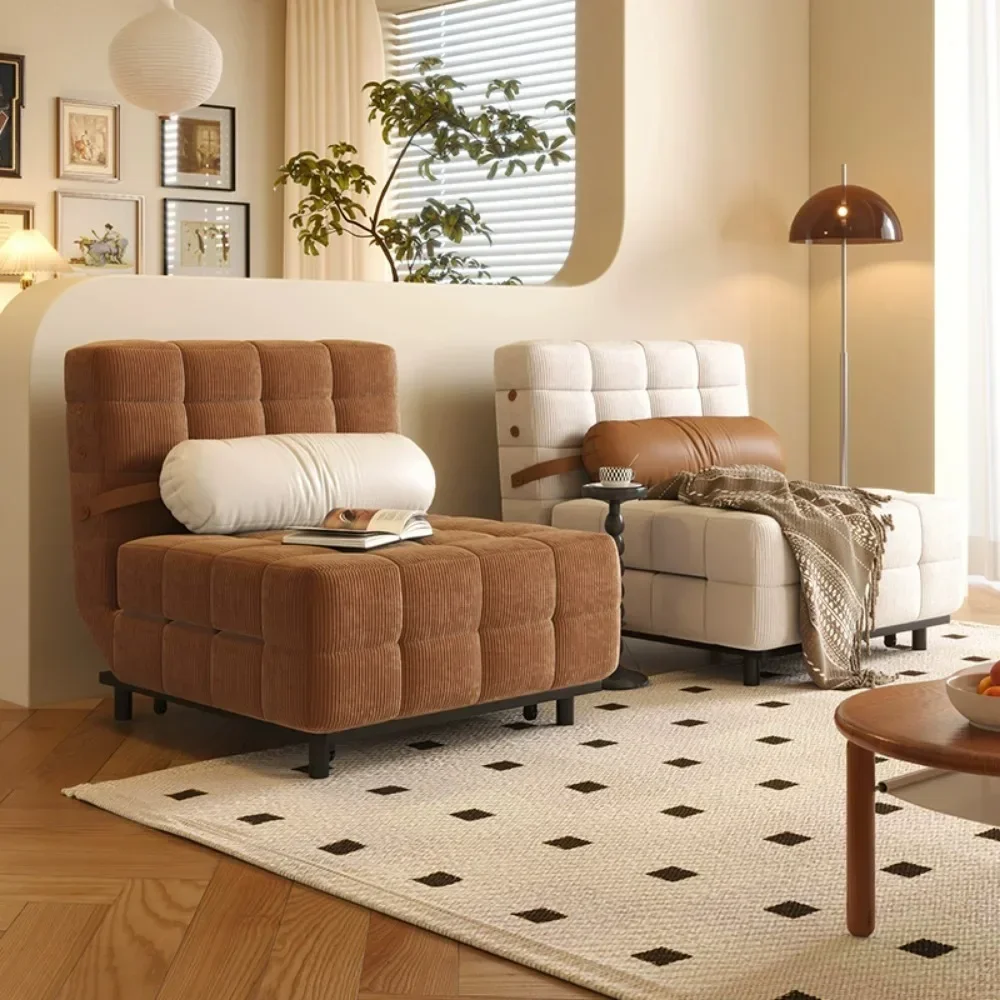 Sofá cama plegable individual Retro, pequeño apartamento, Internet, sala de estar de celebridades, sofá cama multifuncional de doble uso