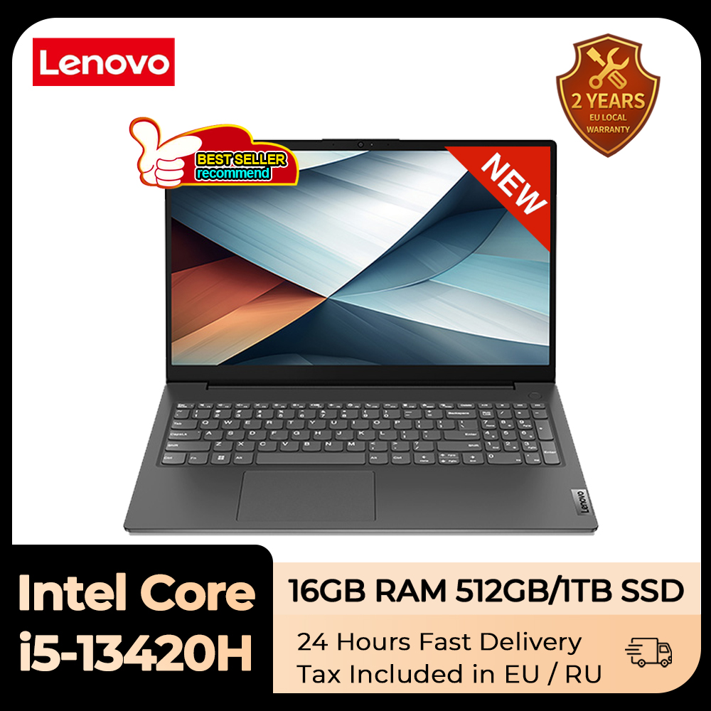 Lenovo Laptop V14 512 Intel Core i5-13420H Intel UHD Grafik RAM 16GB DDR4 GB SSD 14-Zoll-Notebook-PC