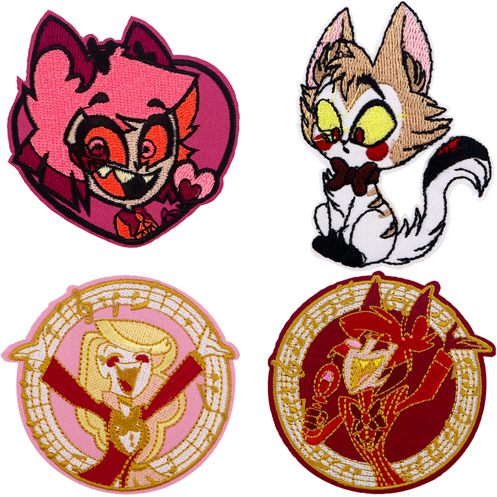 DIY Bordado Ferro-Em Patches, Figura Animal, Emblemas, Patchwork, Applique De Costura, Jaqueta, Mochila, Emblemas