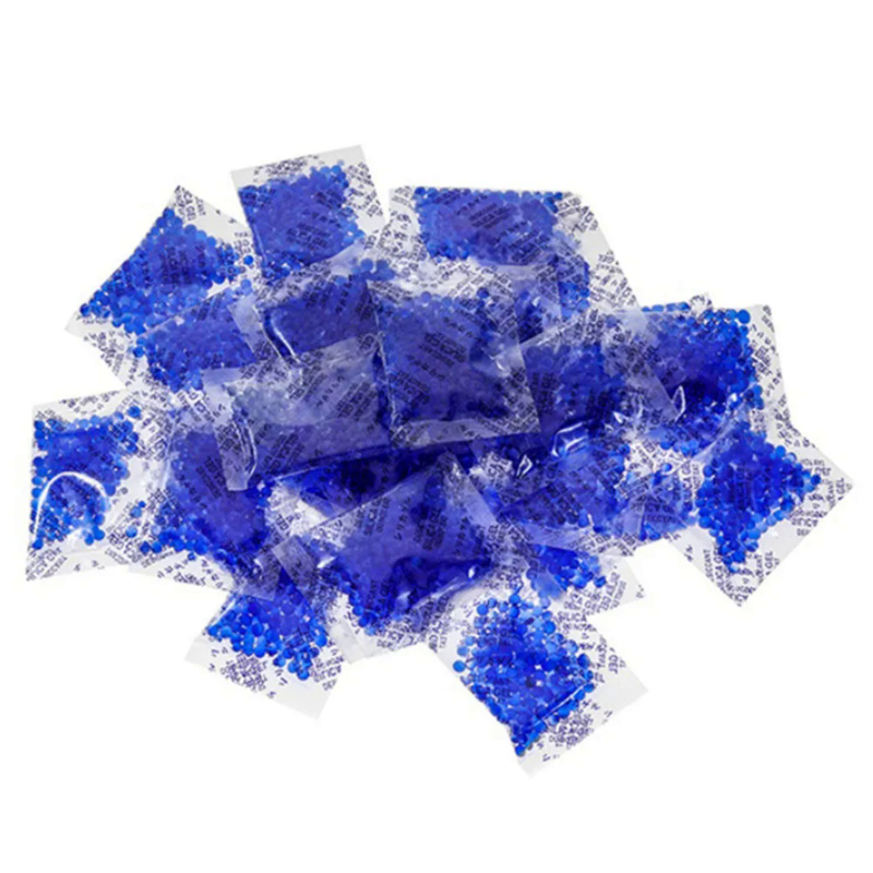 10/20/50 Uds. Bolsitas de Gel de sílice no tóxicas azules de 5g desecante húmedo cocina sala de estar bolsa absorbente deshumidificador de humedad reutilizable