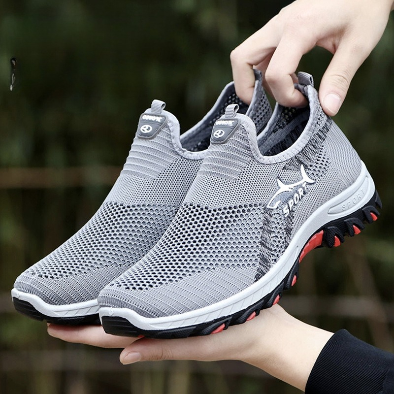 Herren Sommer-Mesh-Schuhe Atmungsaktive Leichte Freizeitschuhe Outdoor-Wander- und Trekking-Schuhe 2026 Neu
