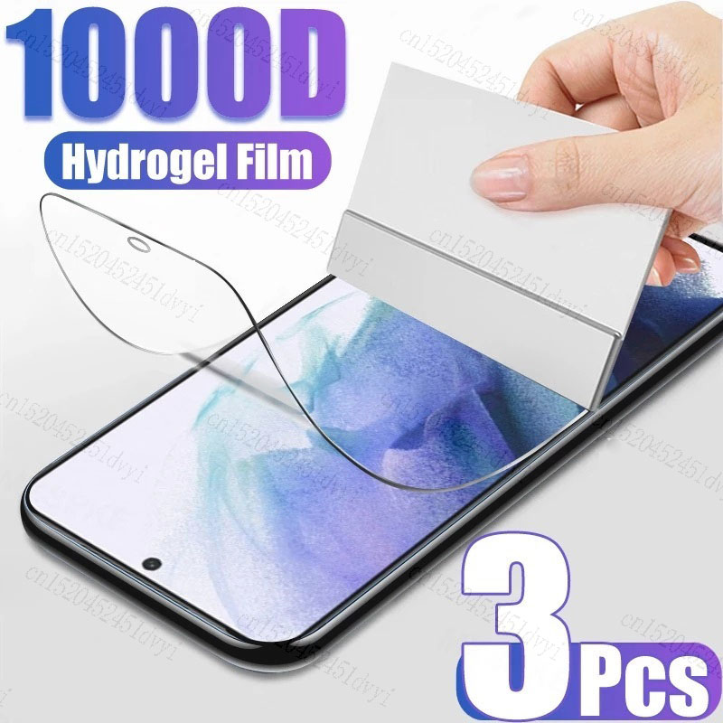 Pellicola idrogel da 3 pezzi per Samsung Galaxy S8 S9 S10 S10E S20 S21 S22 S23 Plus FE Ultra 5G Proteggi schermo
