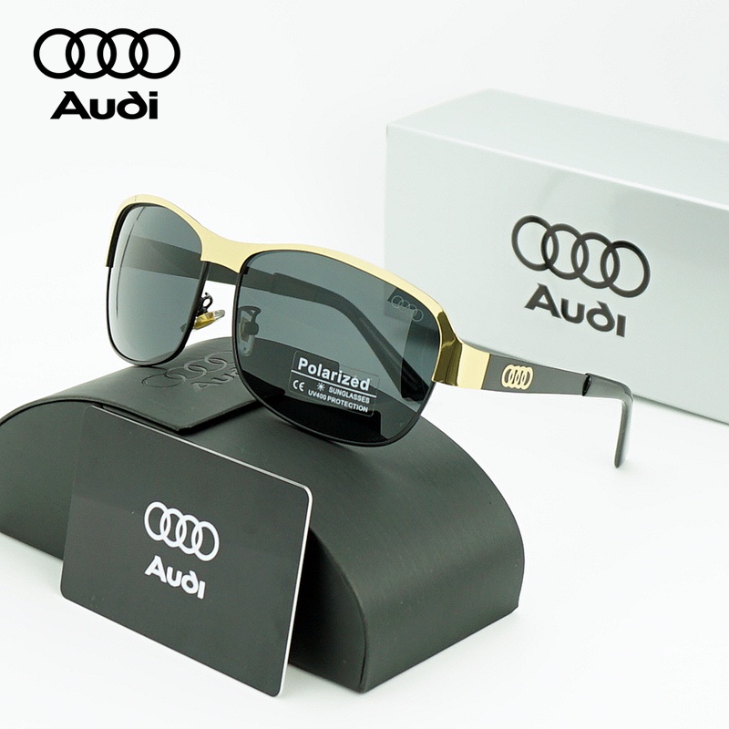 Поляризованные солнцезащитные очки AUDI, роскошные мужские солнцезащитные очки для вождения, мужские очки UV400, Oculos De Sol Masculino