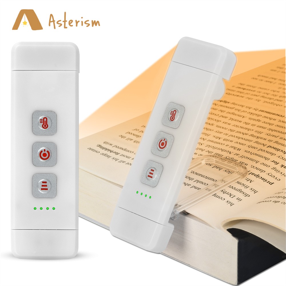 USB Rechargeable livre lampe de lecture Mini LED pince sur livre lumière Flexible livre lampe signet lecture lampe veilleuse pour vers de bibliothèque