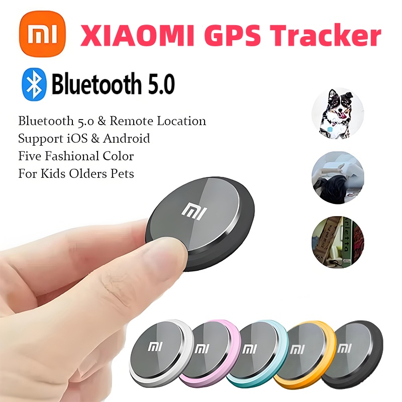 XIAOMI Mini rastreador GPS dispositivo de recordatorio antipérdida inteligente portátil bolsa para mascotas billetera Bluetooth para buscador localizador de seguimiento de etiquetas de aire