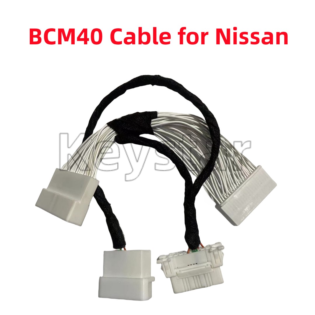 1PCS BCM40 Cable Non Pin Code Cable BCM Connector for Nissan Sylphy B18 4A Keyless Remote for OBDSTAR Autel Key Tool Plus K518