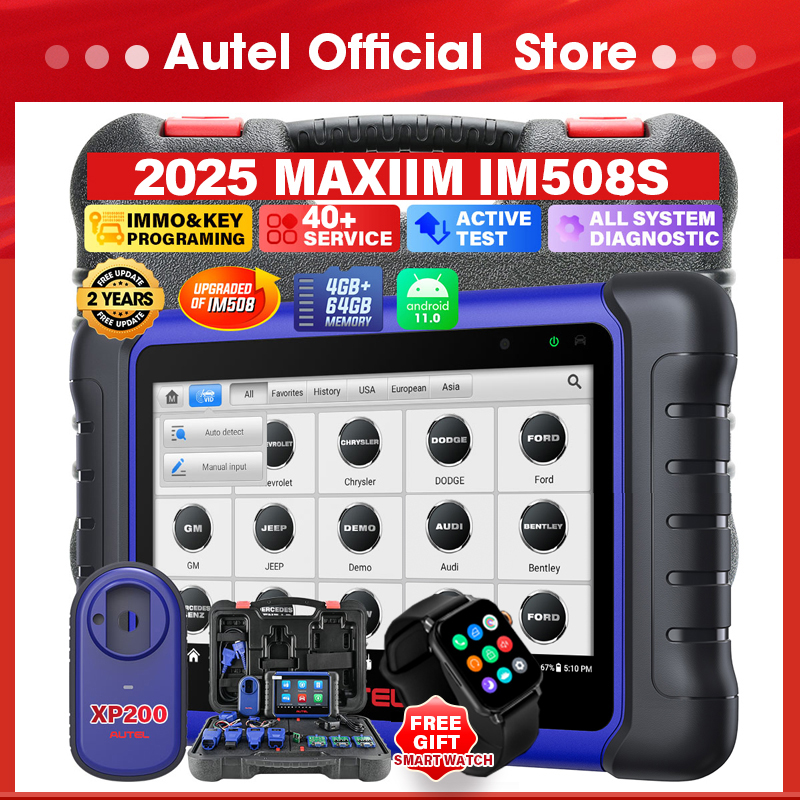 Autel MaxiIM IM508S XP400 PRO OBD2 автомобильный сканер IMMO Key программирование диагностические инструменты для всех автомобилей универсальный программатор