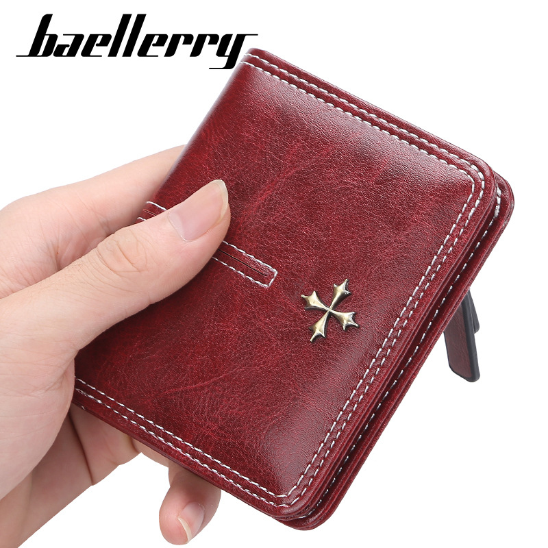Baellerry Nieuwe Korte Vrouwen Portefeuilles Hoge Kwaliteit Slanke Kaart Clips Rits Vrouwelijke Portemonnees Fotohouder Mini Portemonnee Voor Meisjes