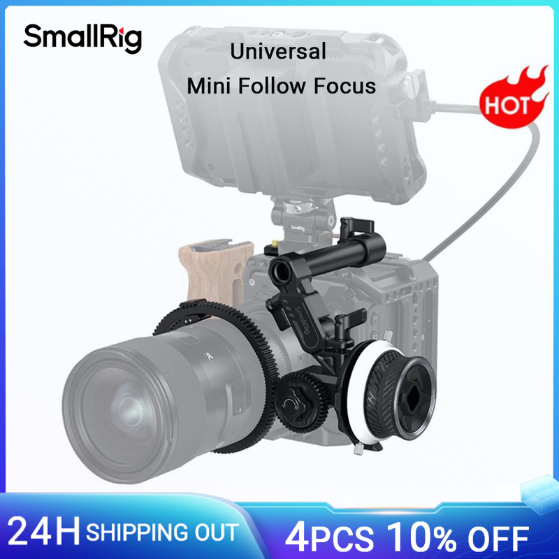 SmallRig-Mini enfoque de seguimiento portátil para cámara Sony DSLR, para BMPCC cardán, Control de lente inalámbrico de enfoque rápido, grabación de vídeo, 3010B