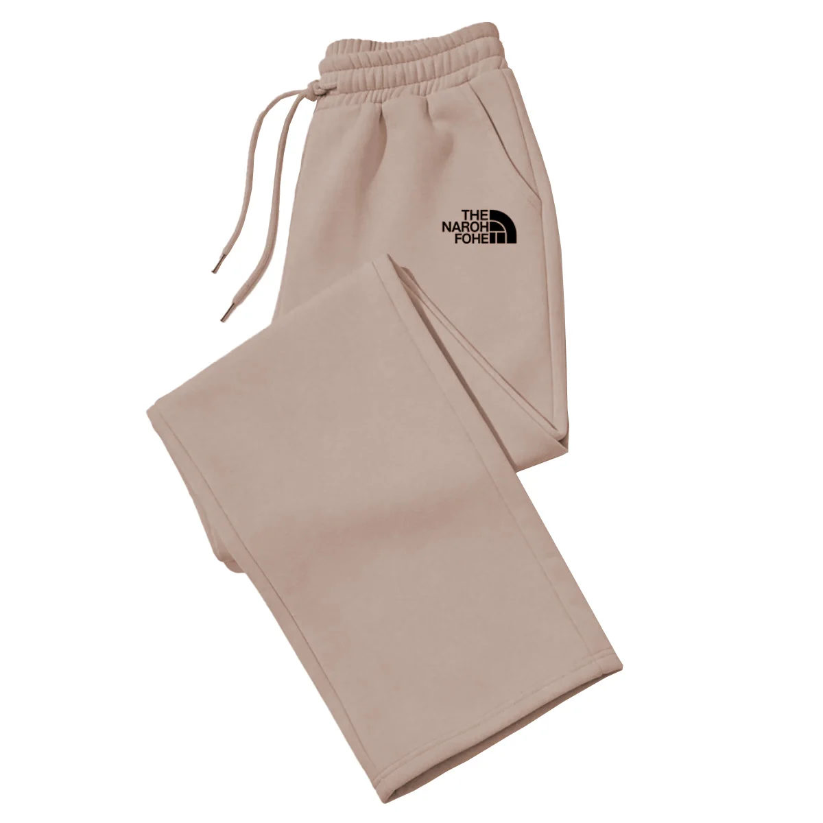 Celana Jogger Wanita Model Straight Leg Bahan Fleece Berkualitas Tinggi, Celana Kasual Streetwear Musim Semi Gugur, Celana Wanita Terbaru 2026