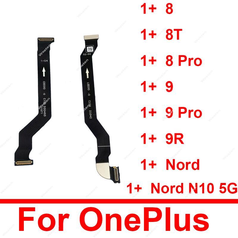Câble flexible de carte mère d'affichage à cristaux liquides pour Oneplus One Plus 8 pièces de rechange de réparation de ruban flexible de connecteur de carte mère de carte mère