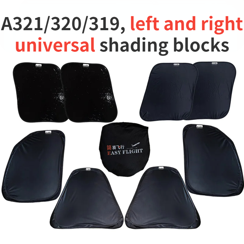 Juego de sombrilla para ventanas de cabina Airbus A320 330 319, proporciona sombreado, bloqueo solar y aislamiento térmico