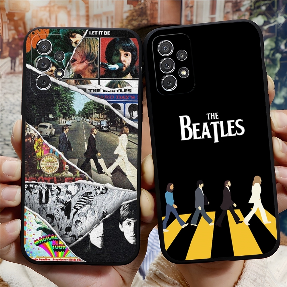 Casing Ponsel B-band The Beatles untuk Samsung Galaxy S24 S23 S26 S22 S25 S20 A16 S21 Ultra Fe Plus A54 A24 A53 Coque