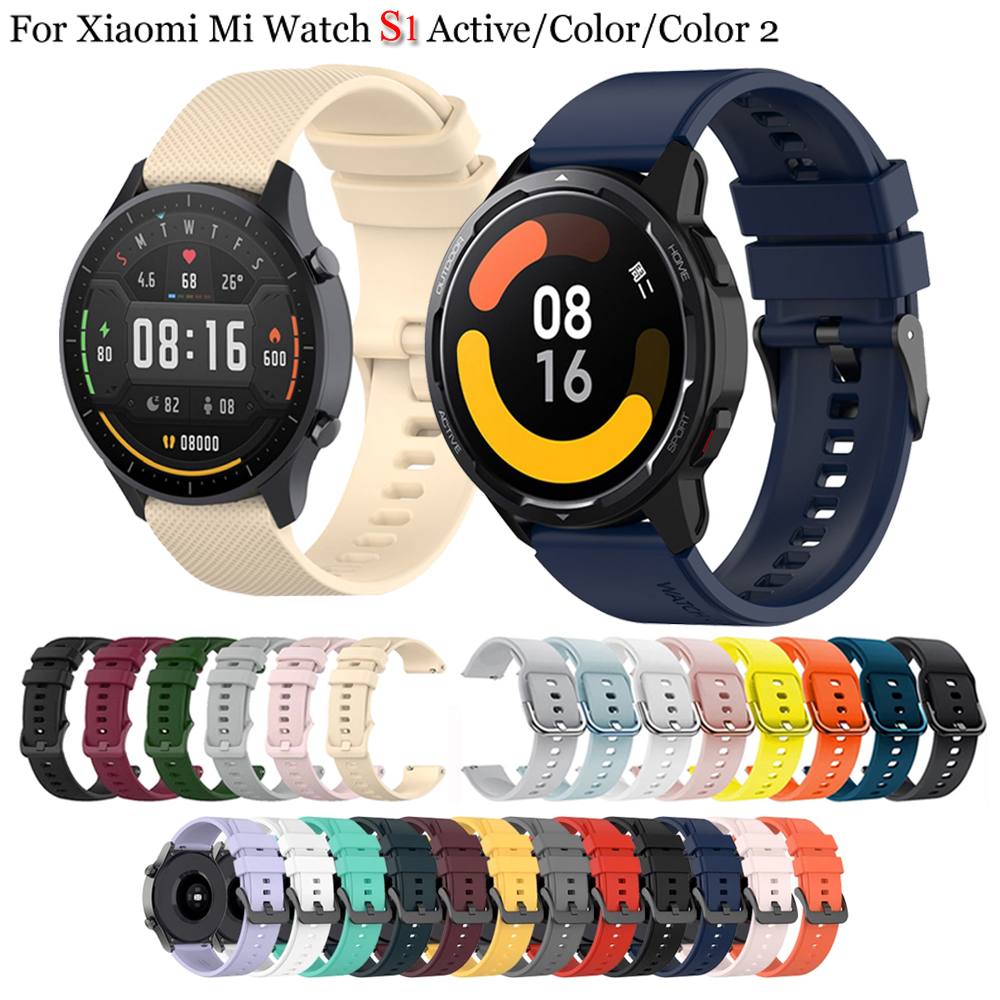 Correa de reloj de 22mm para Xiaomi Watch s1/s1 Active S3/S4, correa de repuesto para Xiaomi Mi Watch Color 2/2 pro