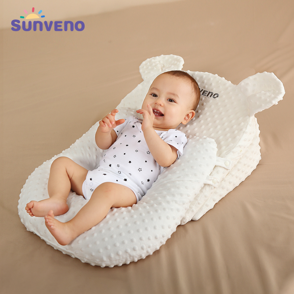 Sunveno Original Neugeborenen Tragbare Slope Pad Baby Fütterung Kissen Infant Anti Spucken Slope Pad helfen, babys überfliegen zu lindern