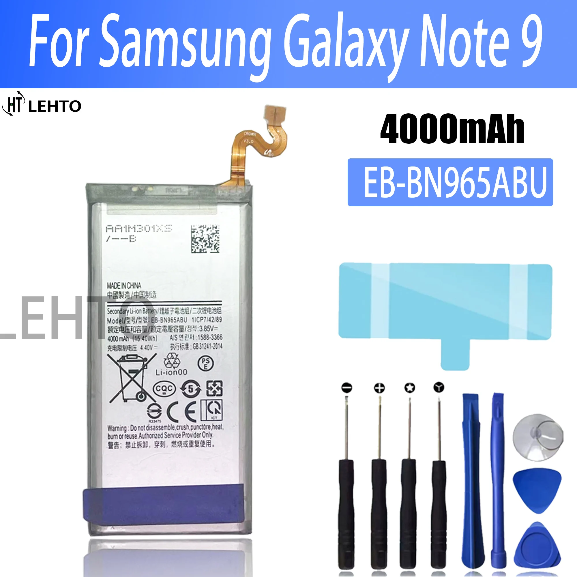 Оригинальная батарея EB-BN965ABU для Samsung Galaxy Note9 Note 9 N9600 SM-N9600, 100% замена, 2026 год