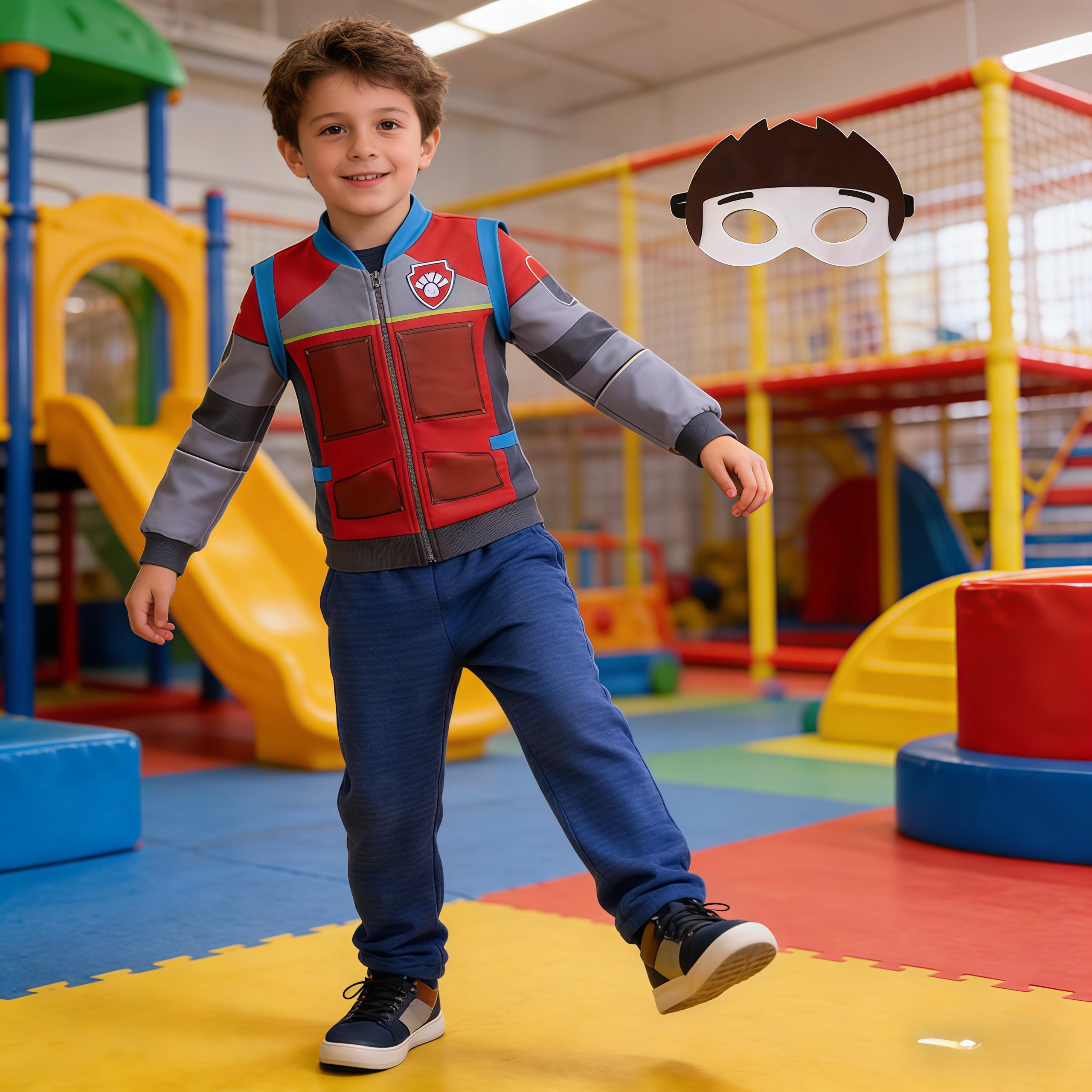 Hondenteamleider Ryder Cosplay Patrol-kostuum Kleine jongensjas met broek voor kinderen Halloween Verjaardagsfeestje Carnaval-outfits