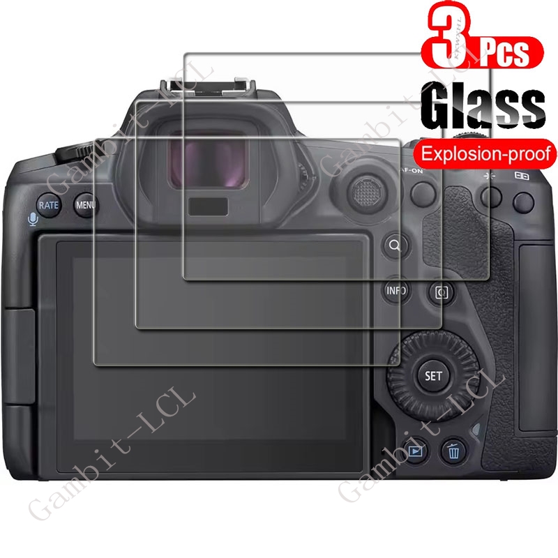 3PCS Tempered Glass For Canon EOS R/Ra/RP/R3/R5 R52 R5M2 /R5C/R6 Mark II Mark2 /R7/R8/R10/R50/R100 Display Screen Protector