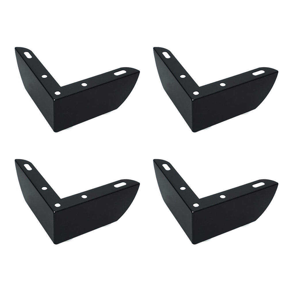 Atualize seu sofá com 4 peças de pernas de sofá de metal de 5 5 cm, fácil instalação, elegante e durável, adequado para sofás leves e luxuosos