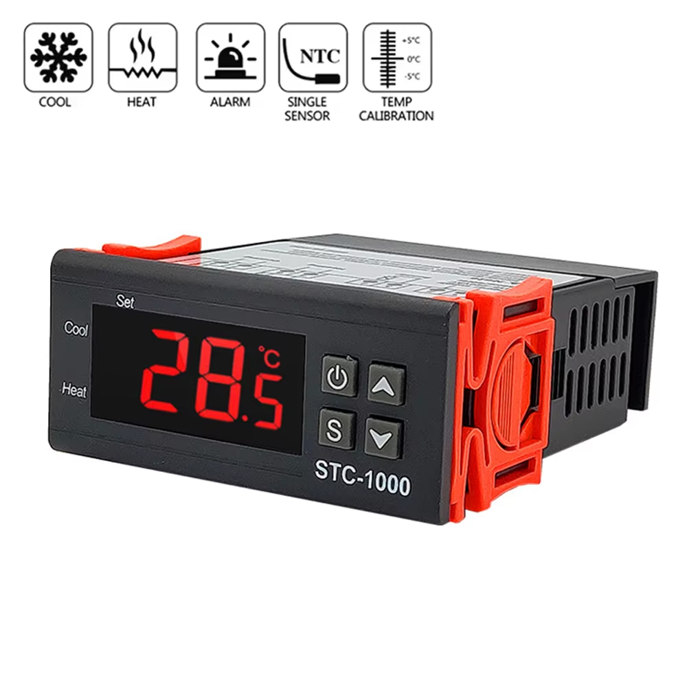 STC-1000 Digitale Temperatuurregelaar Thermostaat Thermoregulator Incubator Relais Verwarming Koeling STC 1000 12 V 220 V STC1000