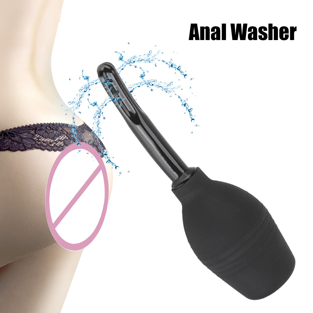Bomba de boquilla de lavadora Anal para mujeres, ducha Vaginal, tapón Anal para hombres, Juguetes sexuales, juegos para adultos, limpiador médico, producto erótico, Enema de ducha