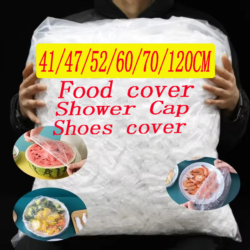 Одноразовая крышка для пищевых продуктов, упаковка для саран, пищевая упаковка, фрукты, овощи, сумка для хранения свежести, эластичный пластиковый пакет, кухонные аксессуары