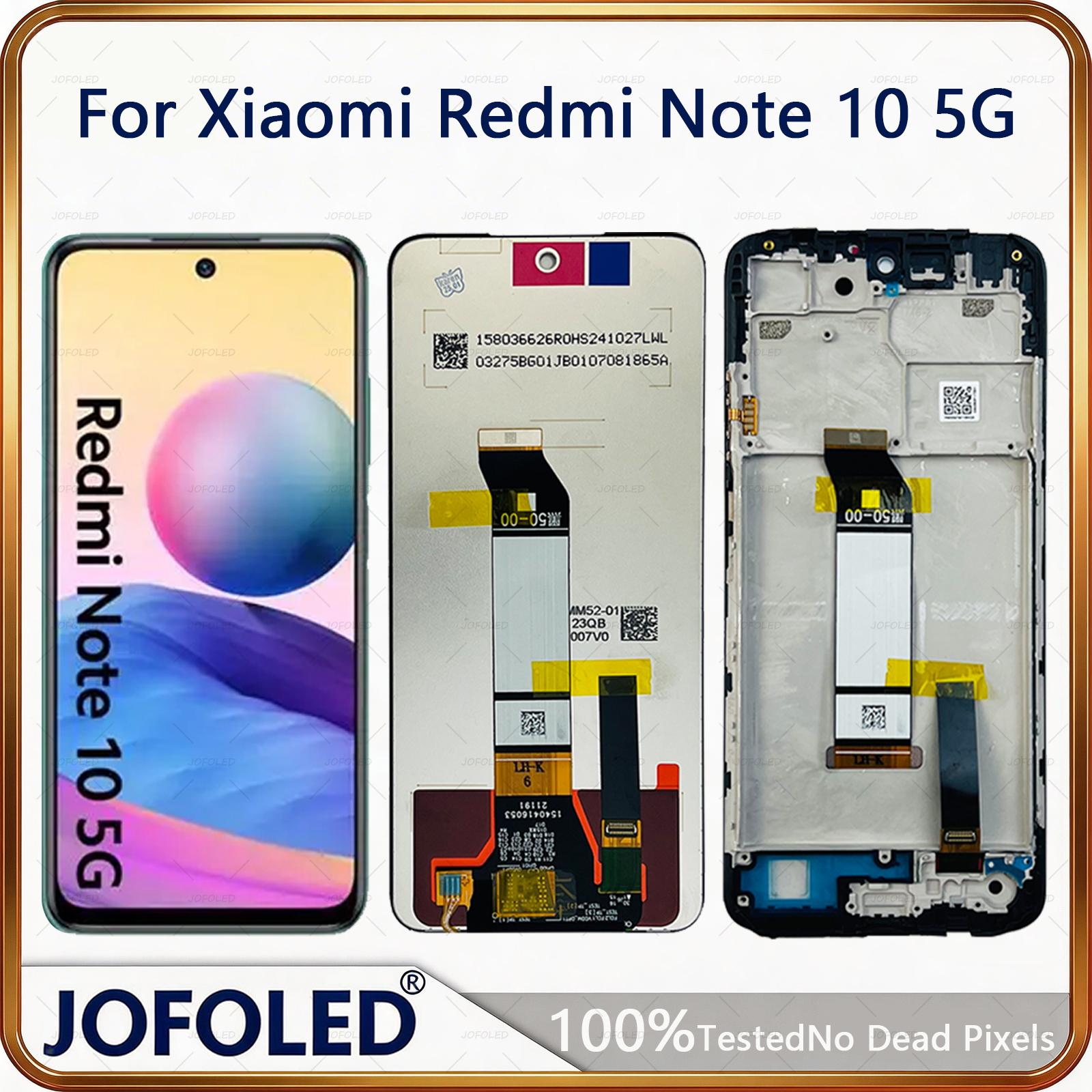 Для Xiaomi Redmi Note 10 5G: Дисплей LCD в сборе с тачскрином (M2103K19G, M2103K19C) – Запасные части для ремонта экрана