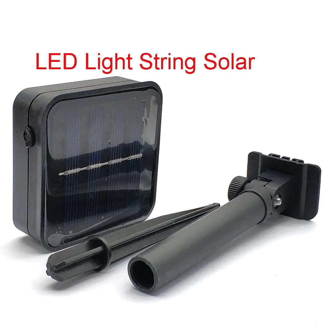 Caja de Batería Solar para Cadena de Luces LED de 68MM*68MM, Controlador de Energía LED, Resistente al Agua IP65 para Exteriores, 8 Modos de Visualización