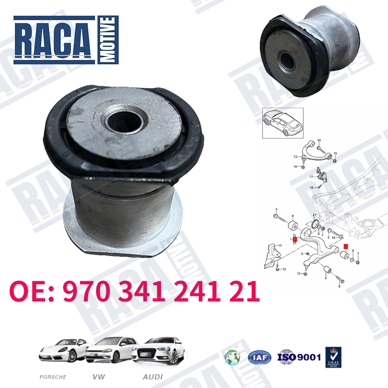 Untuk Porsche Panamera Rubber Mounts Control Arm Bushing Kit 97034124121 97034124122