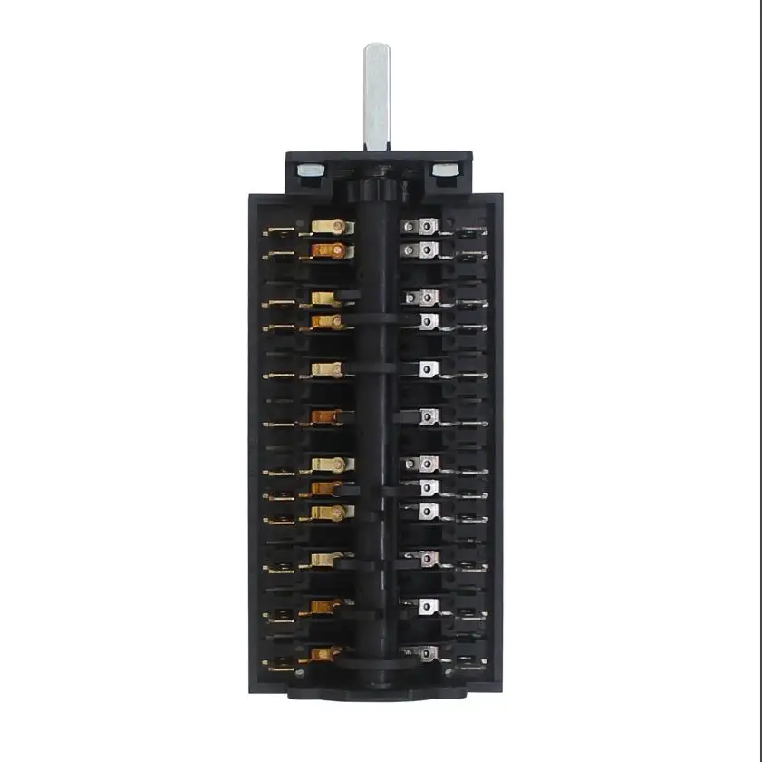 Saklar posisi FD109-2 250V 16A, untuk pengukus Oven kompor listrik, saklar fungsi putar 1 buah