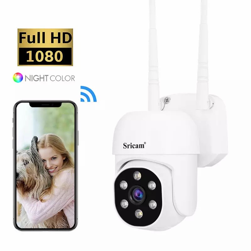 Sricam SP030 1080P Mini caméra de vidéosurveillance Wifi suivi automatique Onvif étanche à la pluie Surveillance vidéo vue à distance Mobile sécurité caméra IP PTZ