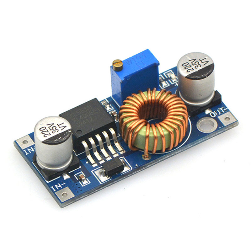 XL4005 XL4015 DSN5000 di luar LM2596 DC-DC dapat disesuaikan step-down 5A 75W modul power Supply arus besar daya besar