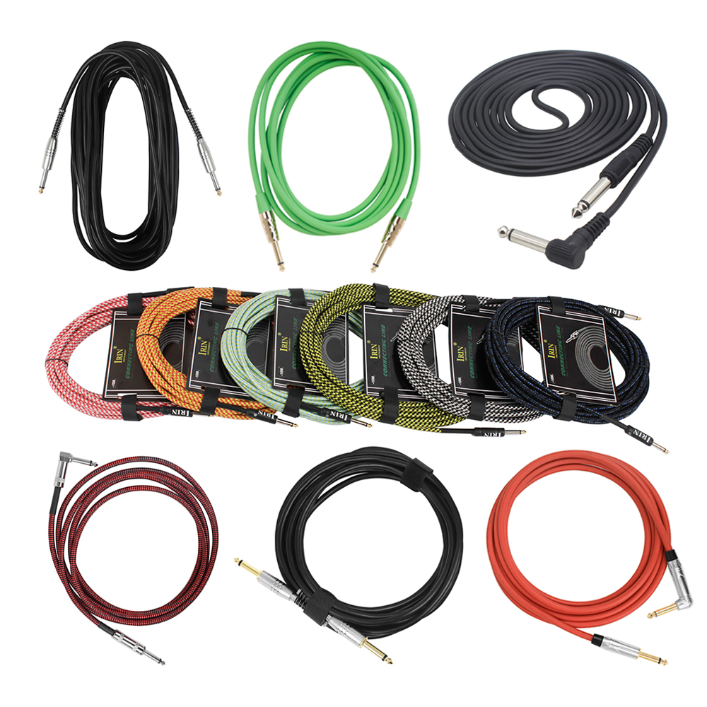 IRIN Kabel gitarowy Przewód Jack Line Kabel połączeniowy wzmacniacza 10/6/3M Kabel audio Linia redukcji szumów Części i akcesoria gitarowe