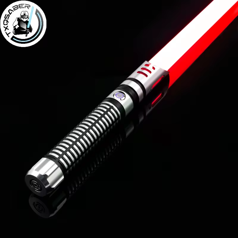 TXQSABER Neo Pixel Тяжелый дуэльный световой меч RGB Металлическая рукоять Гладкие качели Рождественский косплей Джедай Светящиеся лазерные мечи Детские игрушки