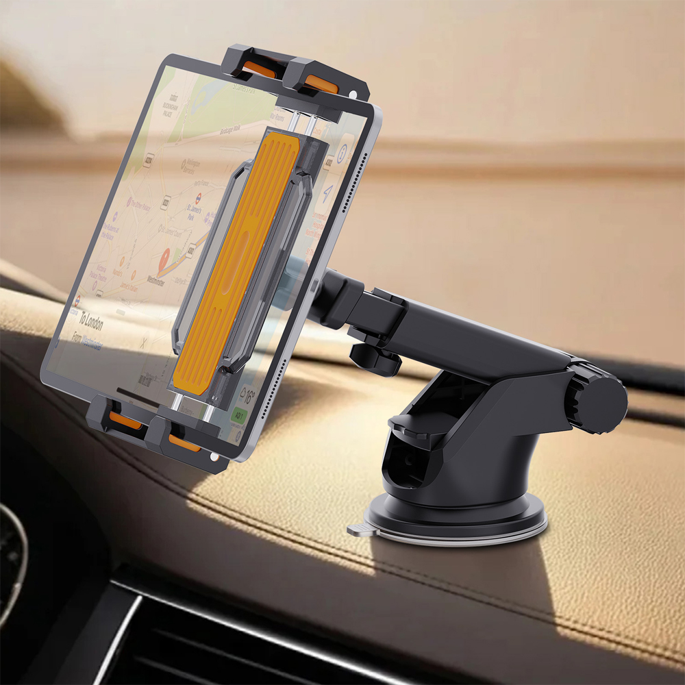 Homhu Auto-Saugnapf-Telefonhalter für Z Fold 7 6, Telefonständer, Armaturenbrett-Telefonhalterung für Ipad 4,7–14 Zoll, iPhone 17 Pro Max, Samsung