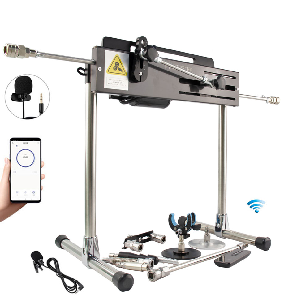 120W puissance automatique silencieux Machine sexe Masturbation sexe télescopique Machine 2 tiges App contrôle jouets sexuels hommes et femmes sexe Machine