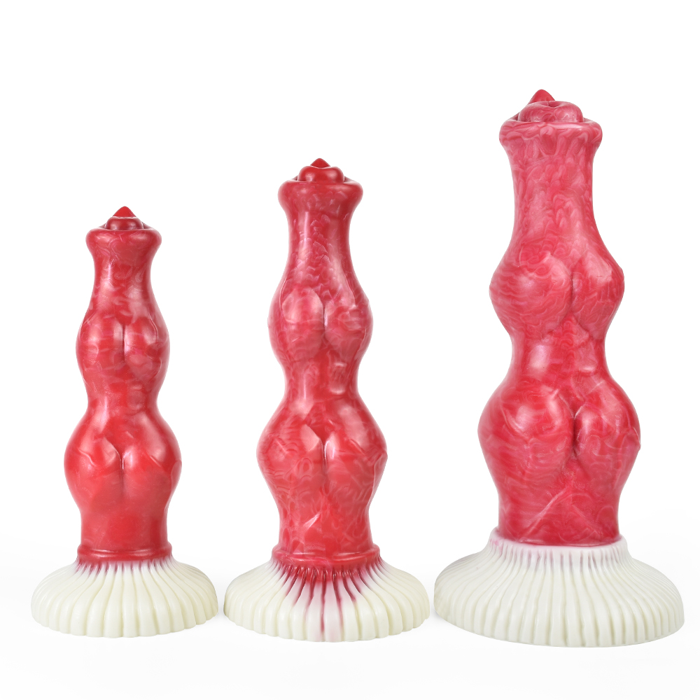 SMMQ ยักษ์สุนัข Knot Dildo พร้อมถ้วยดูดสมจริง Anal Plugs สําหรับ Men & Women ช่องคลอด Masturbators ซิลิโคนเพศของเล่น
