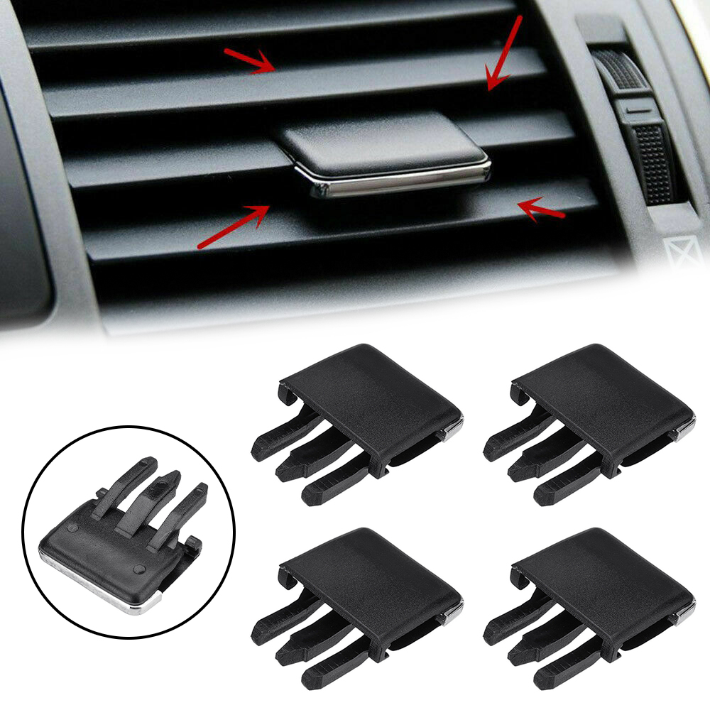 Clip de rejilla de ventilación de coche, accesorio de plástico para acondicionamiento de coche, hoja de Louvre, ajuste de corte, para Toyota, Corolla, 4 piezas