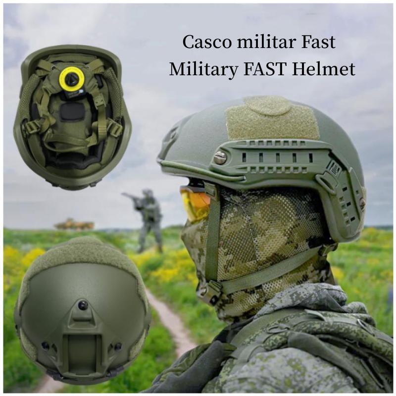 Casco táctico balístico ACH de corte alto Kevla casco balístico de alta calidad NIJ IIIA FAST Wendy's casco balístico con almohadilla de suspensión