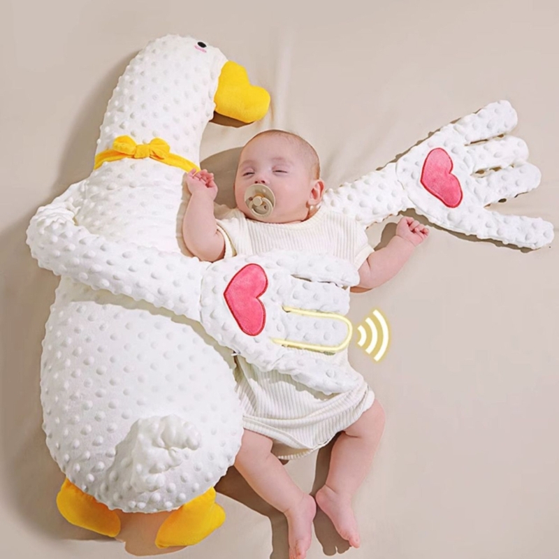 Entrega rápida, almohada escape para bebé, calmante para ansiedad, patable, calmante, mano tumbada, dormir en propio, previene flatulencia Abdominal