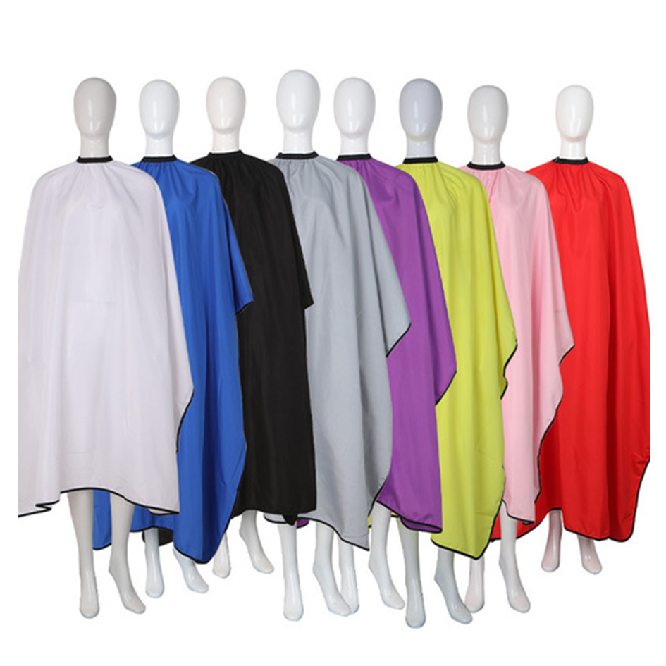 8 Colors Hair Cutting Cape Pro Salon Hairdressing Hairdresser Cloth Gown Barber Black Waterproof Hairdresser Apron Haircut Capes