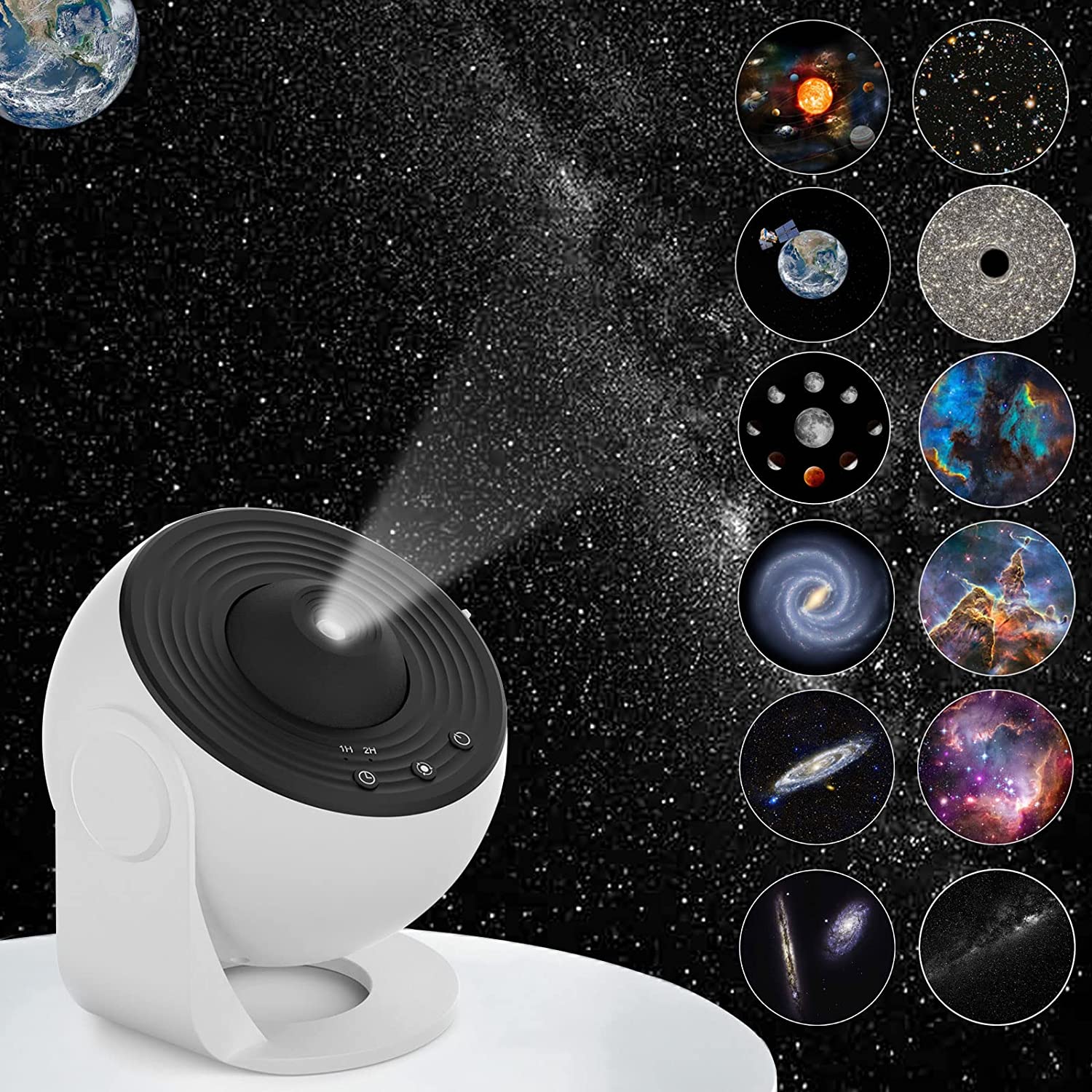 Nachtlicht Galaxy Projektor Sternenhimmel Projektor Drehen Planetarium Lampe Für Kinder Schlafzimmer Valentinstag Geschenk Hochzeit Deco