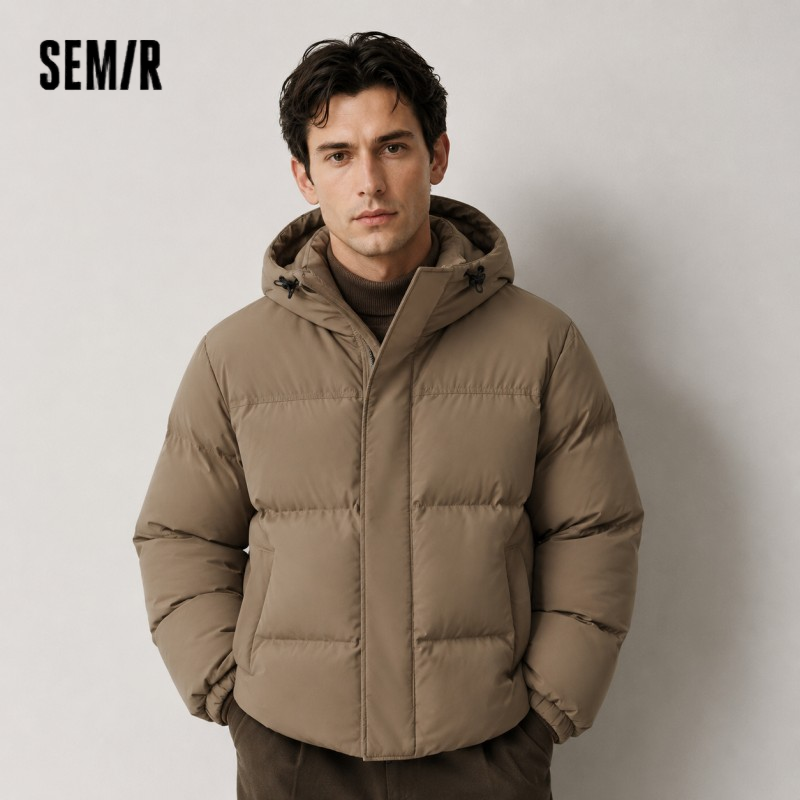 Мужской пуховик Semir: водонепроницаемый, ветрозащитный, новая зимняя коллекция 2026, приталенный крой, верхняя одежда для пар