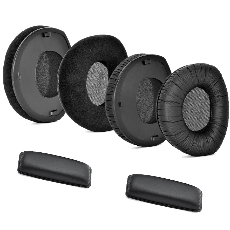 Almofadas de substituição para fones de ouvido, protetores de ouvido para sennheiser rs110 rs160 rs170 rs180 hdr160 hdr170 hdr180