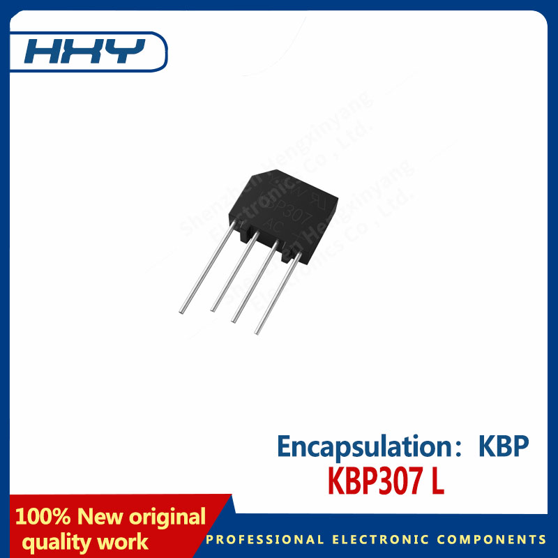 10PCS   KBP307 L KBP package 3A1000V rectifier bridge diode